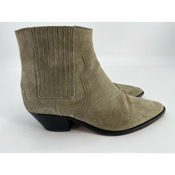 Isabel Marant Tan Ankle Boots - Picture 3 of 10